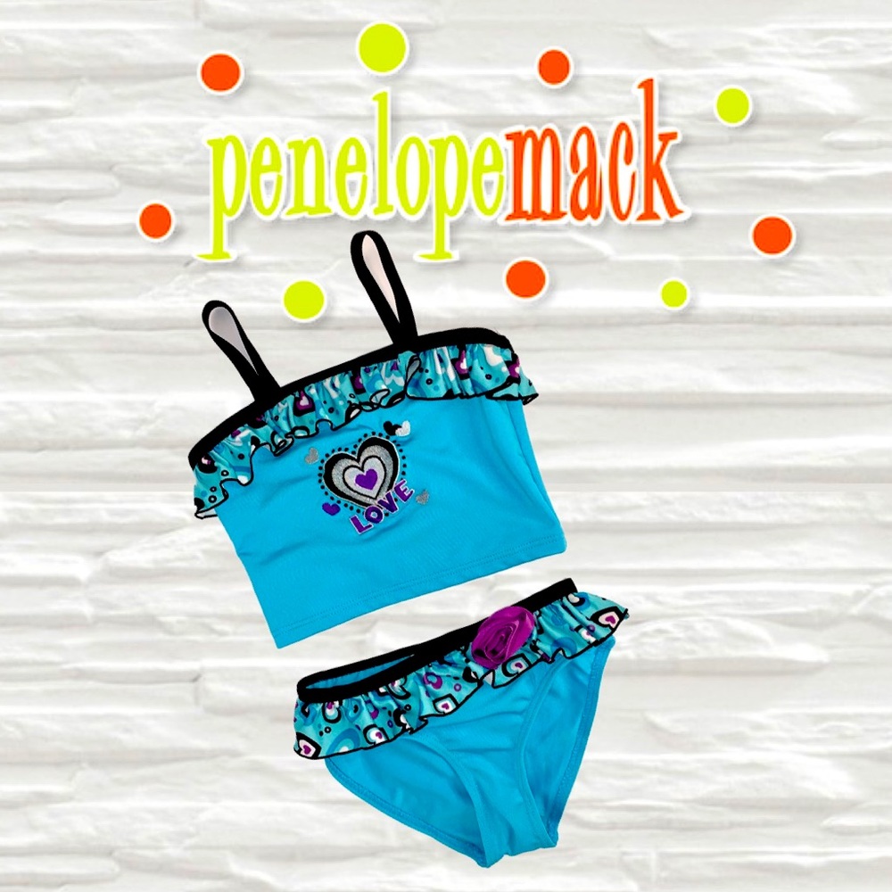 ❣️PRICE DROP ❣️Penelope Mack Tankini Swimsuit Girl’s Size 5
